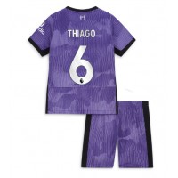 Liverpool Thiago Alcantara #6 Tredjeställ Barn 2023-24 Korta ärmar (+ Korta byxor)